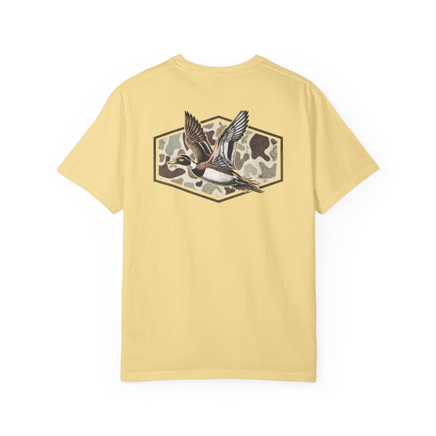 Southern Country Duck Camo Hunting T-Shirt | Old School Marsh Camo Graphic Tee for Waterfowl Hunters
