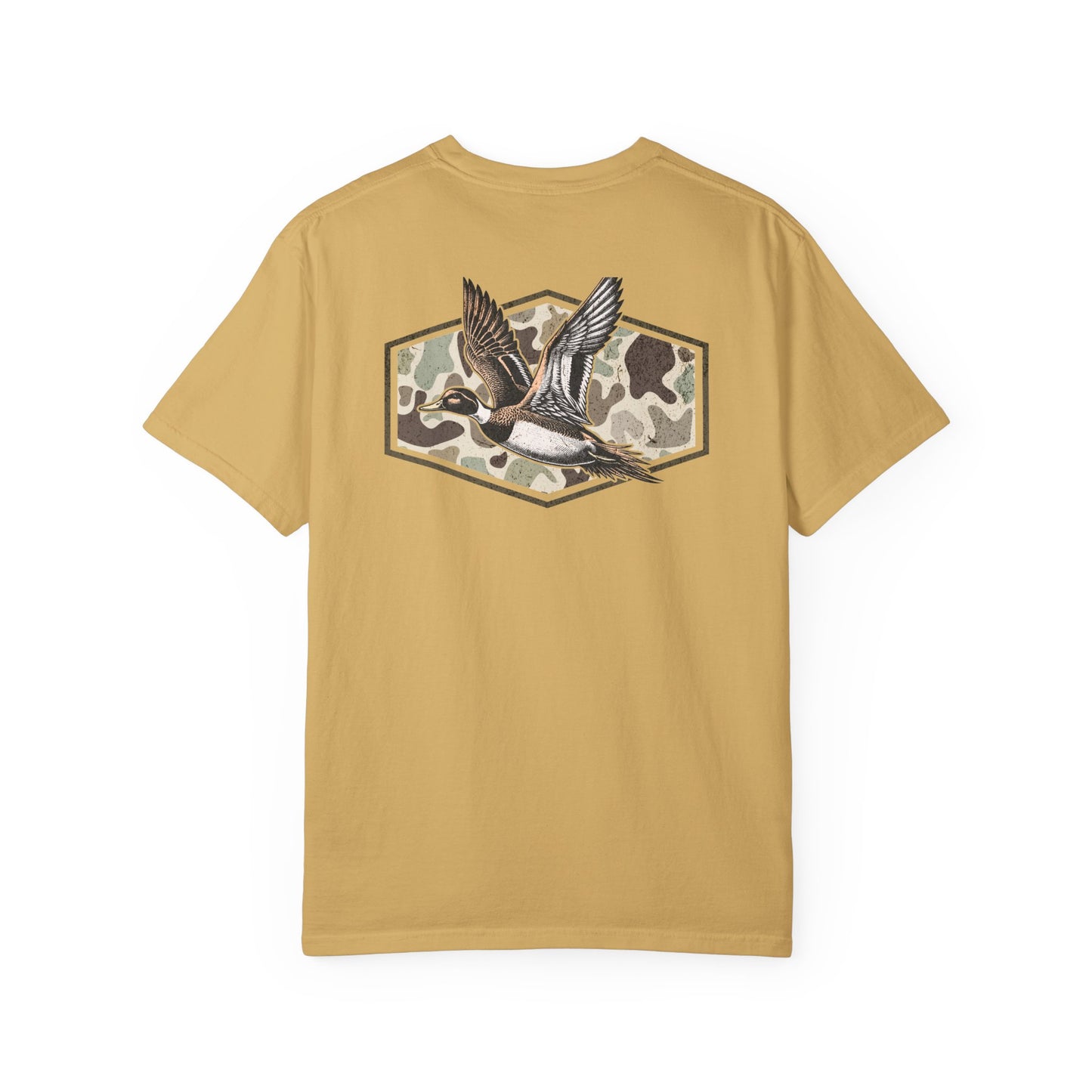 Southern Country Duck Camo Hunting T-Shirt | Old School Marsh Camo Graphic Tee for Waterfowl Hunters