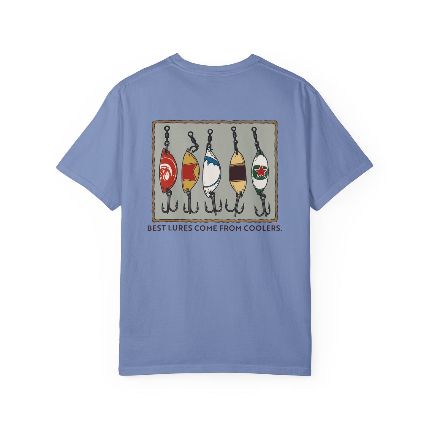 Tackle Beer Fishing T-Shirt | Vintage Bottle Cap Lure Graphic Tee for Lake Life & Summer
