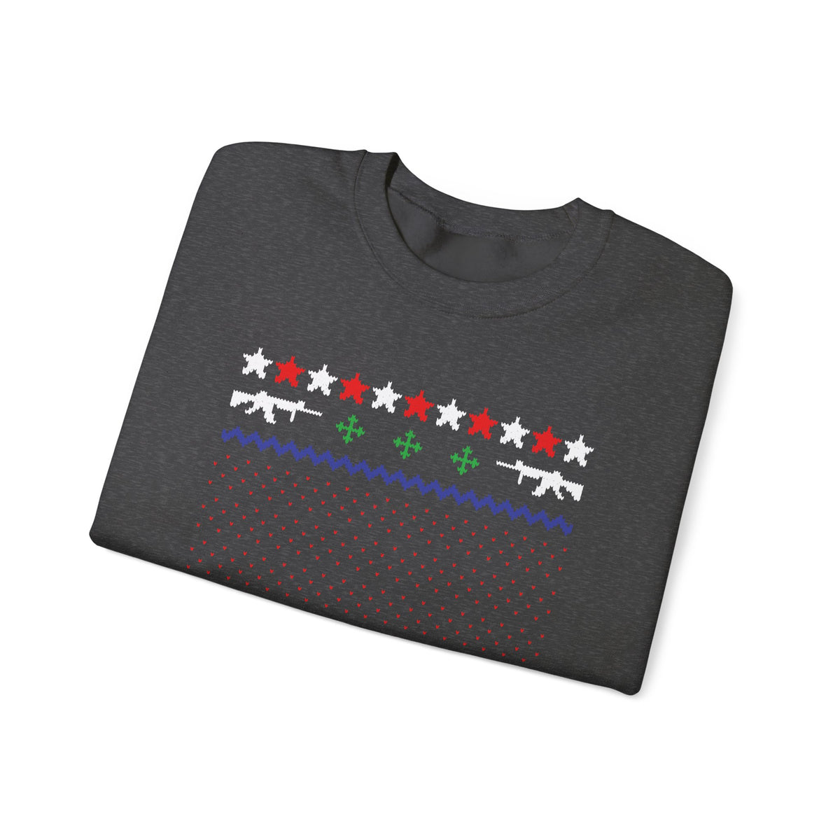Gun Lover Christmas Sweatshirt – Funny 2A Holiday Crewneck