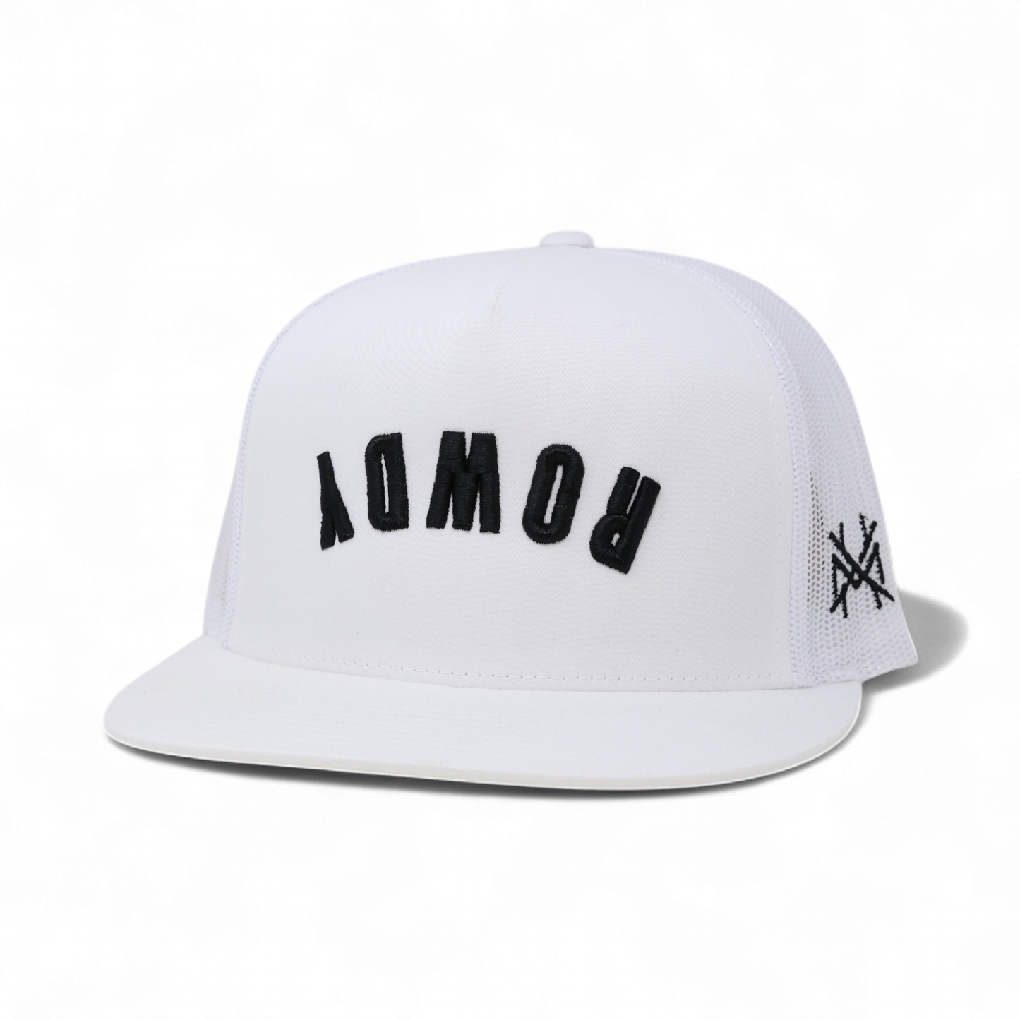 Rowdy Hat – Upside Down Lettering Trucker Hat