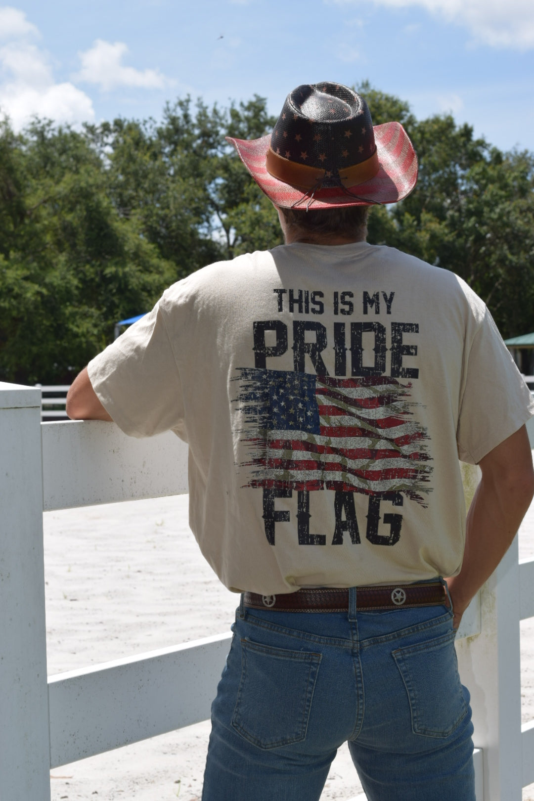 This Is My Pride Flag USA America Patriotic T-Shirt