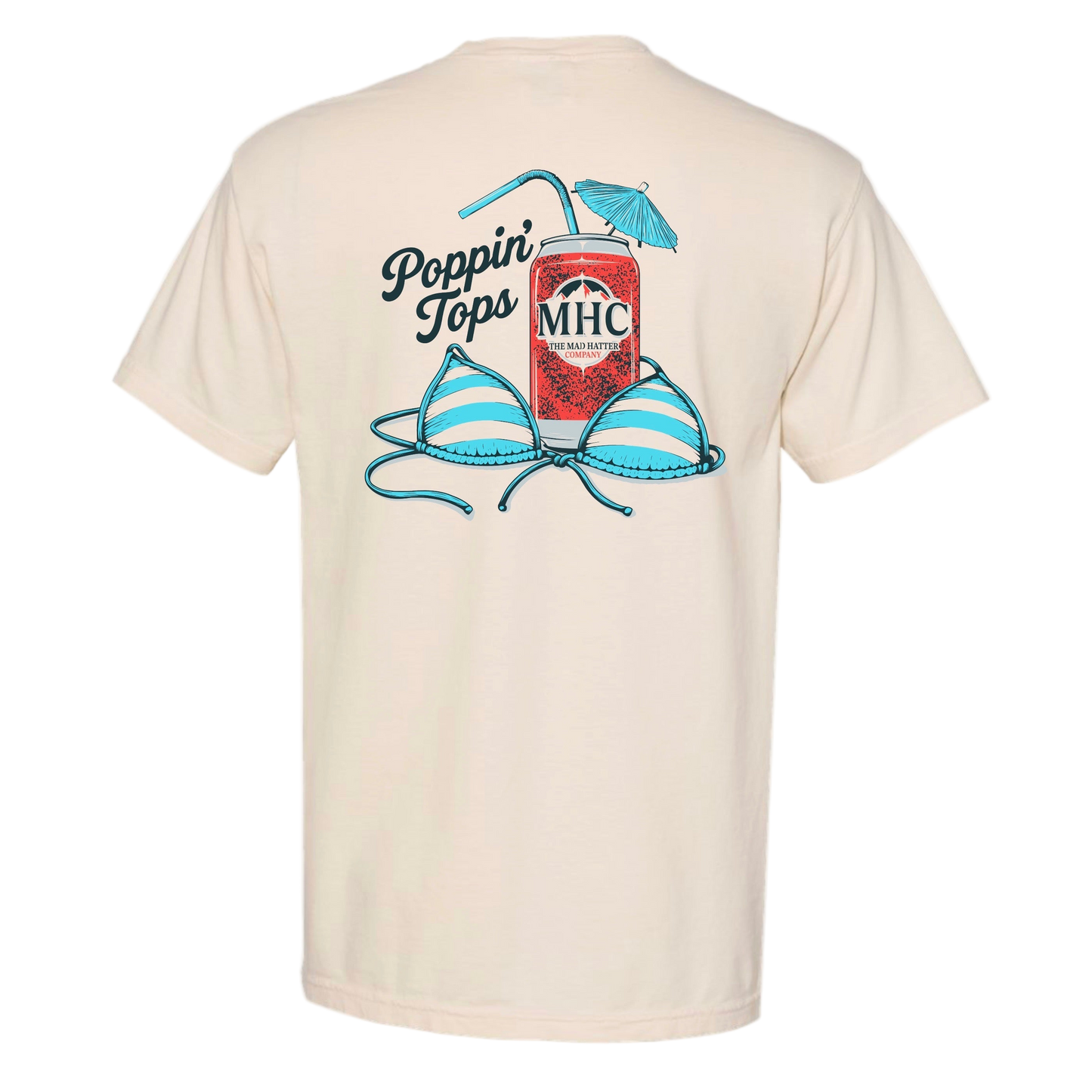 Poppin' Tops T-Shirt | The Mad Hatter Company
