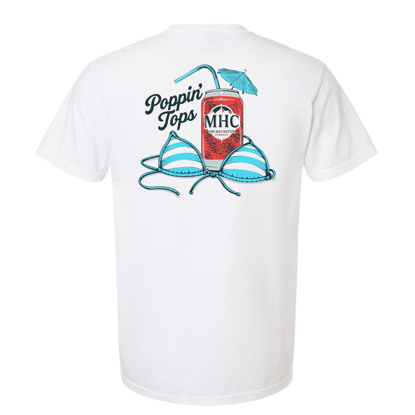 Poppin' Tops T-Shirt | The Mad Hatter Company