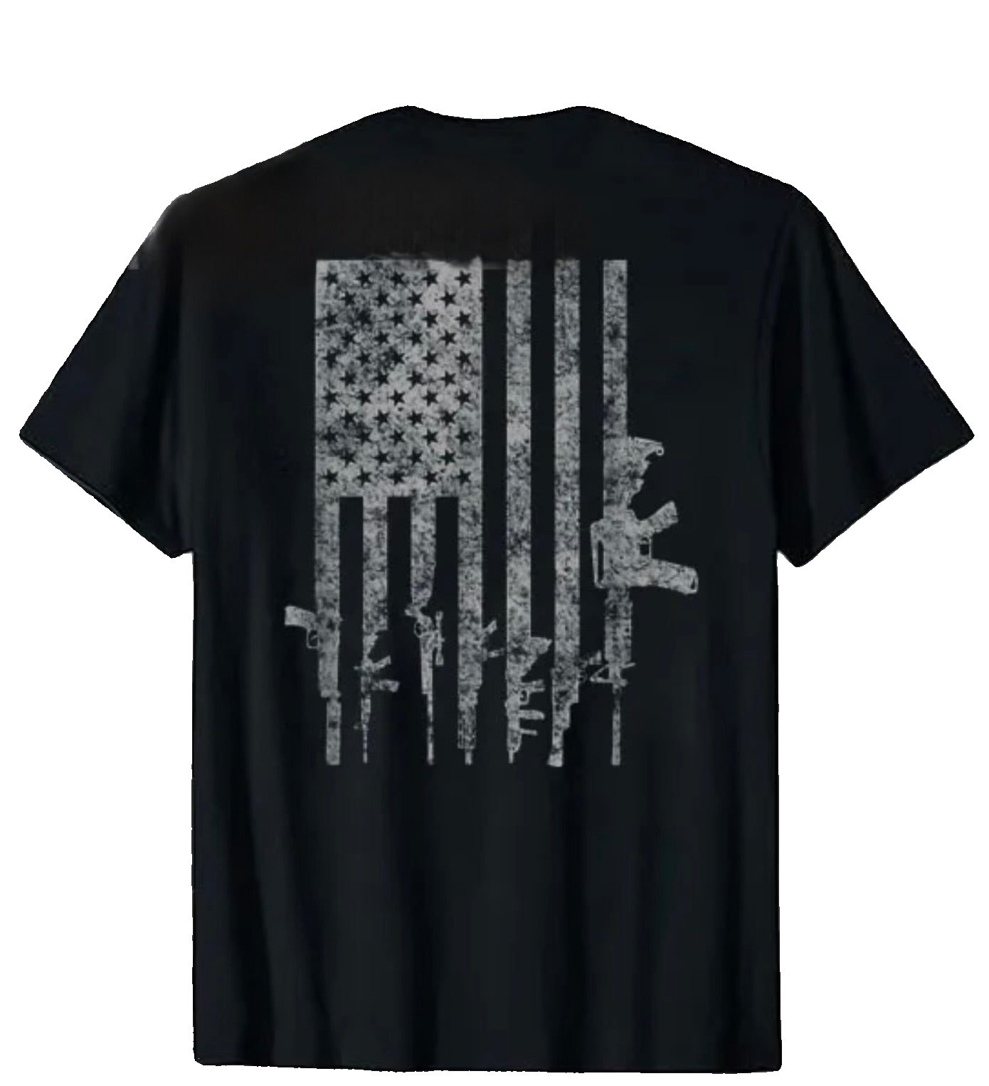 American Flag Gun Tee – Pro 2A Patriotic Shirt for Men
