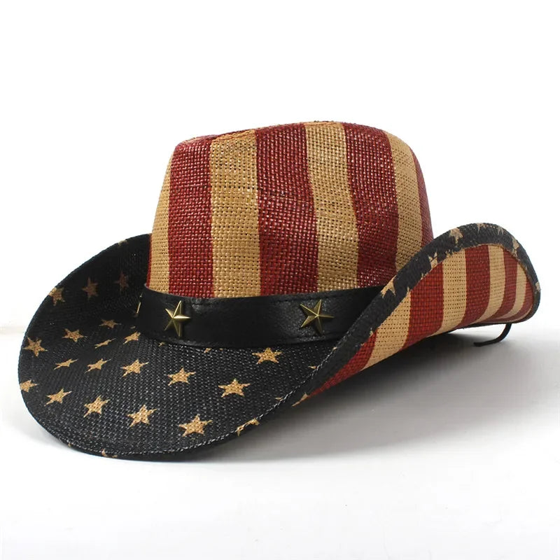 American flag cowboy hat