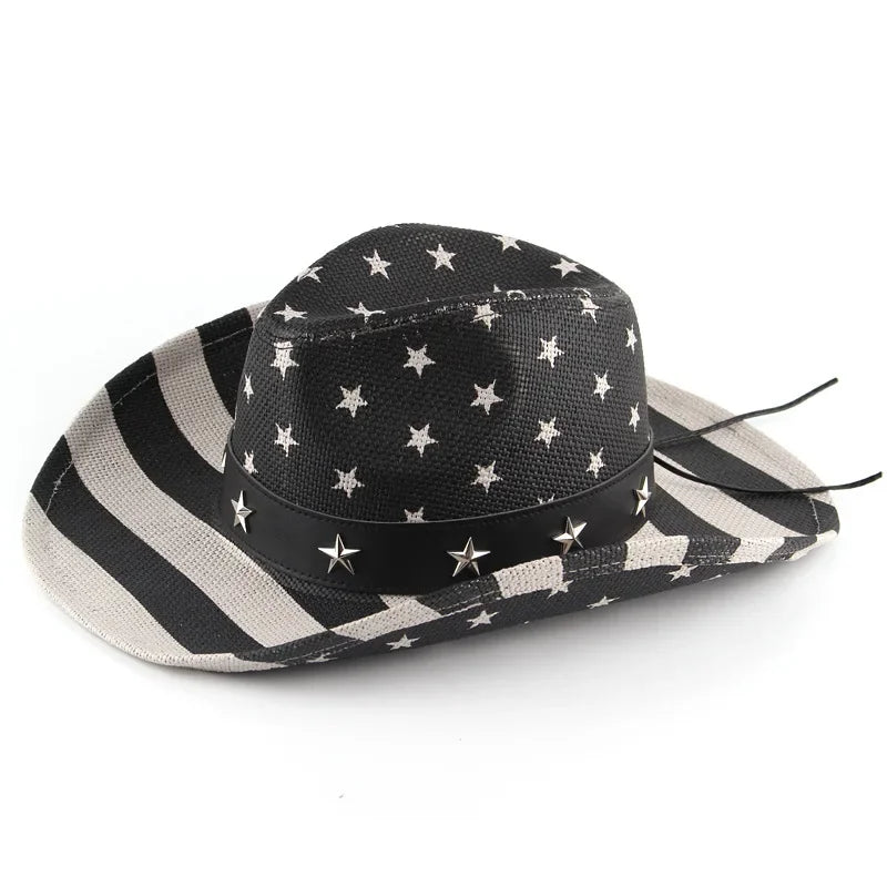 American flag cowboy hat