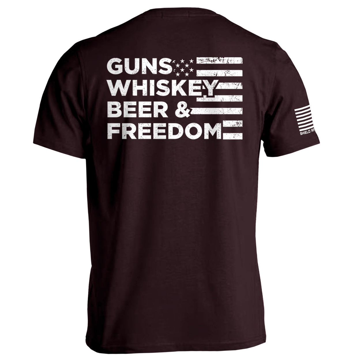Guns Whiskey Beer and Freedom T-Shirt