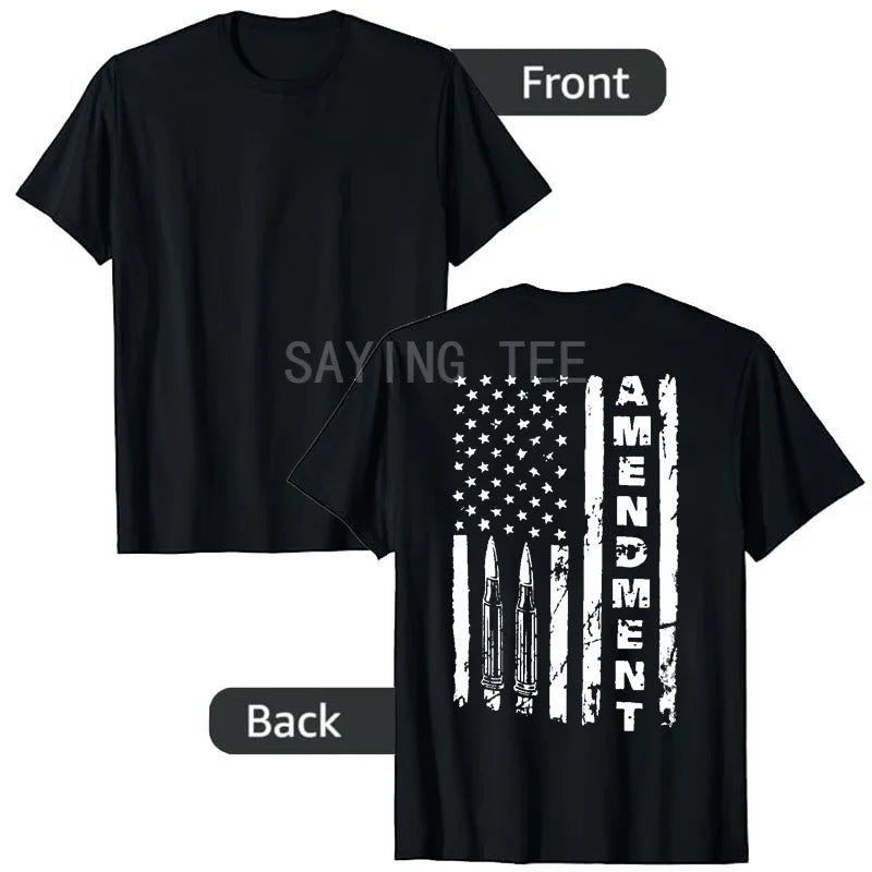 Distressed American Flag T-Shirt | USA Pride Patriotic Graphic Tee for Men