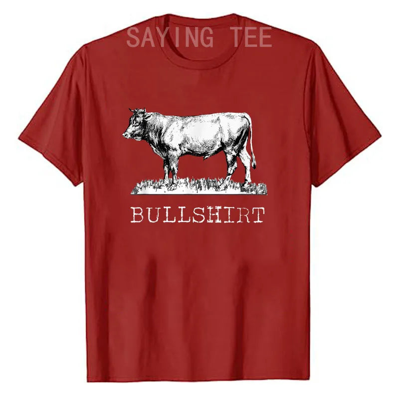 Bull Shirt | Funny Cowboy Cow T-Shirt for Farmers & Cattlemen