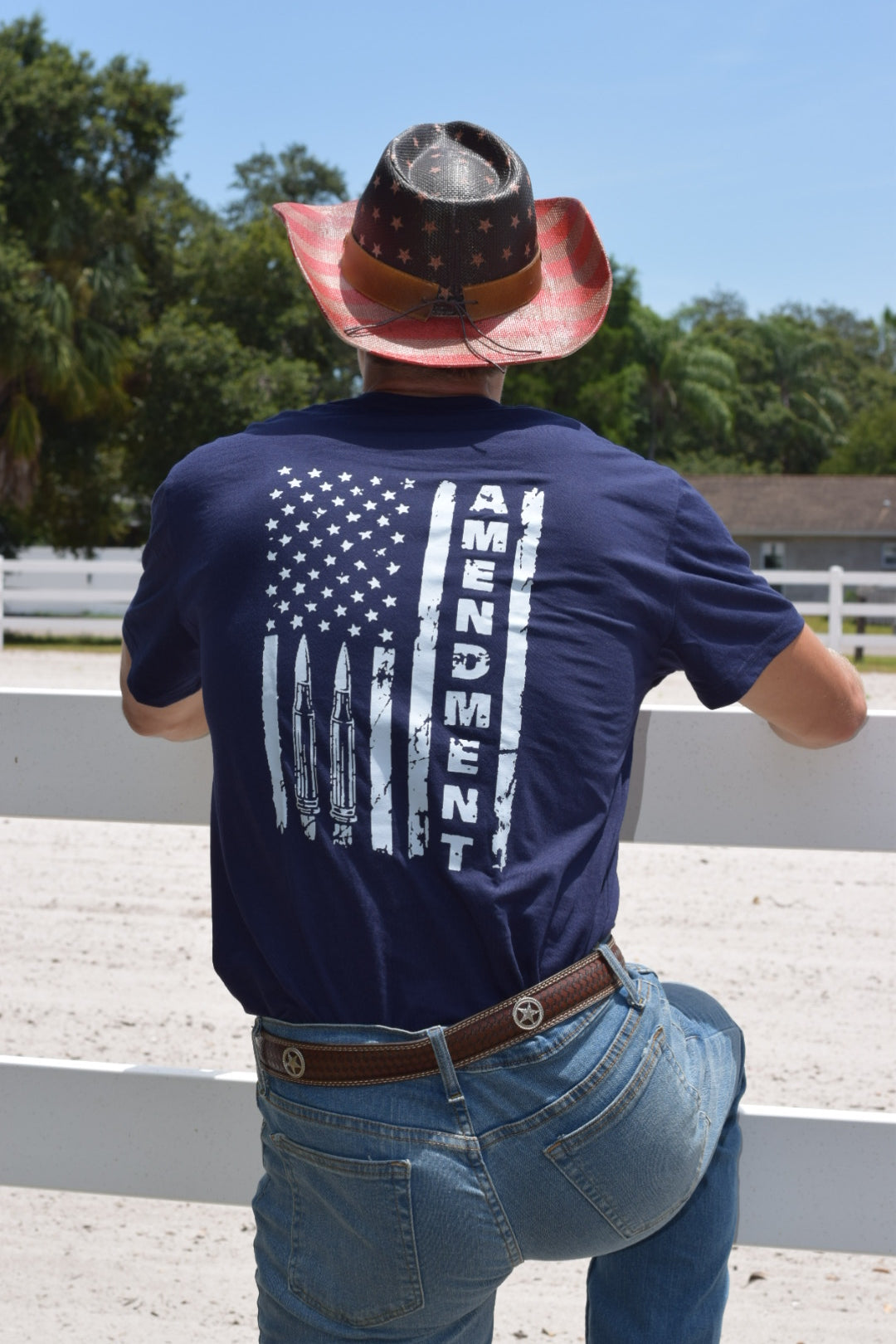 Distressed American Flag T-Shirt | USA Pride Patriotic Graphic Tee for Men
