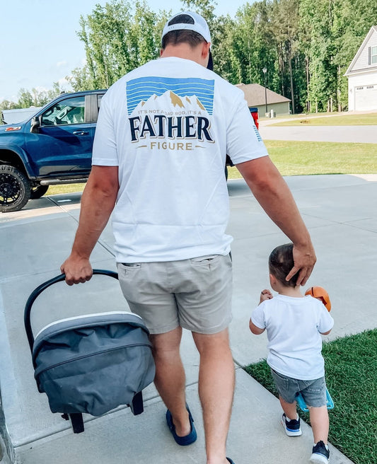 Dad wearing Father Figure graphic t-shirt by Shield Republic from Southern Country Closet