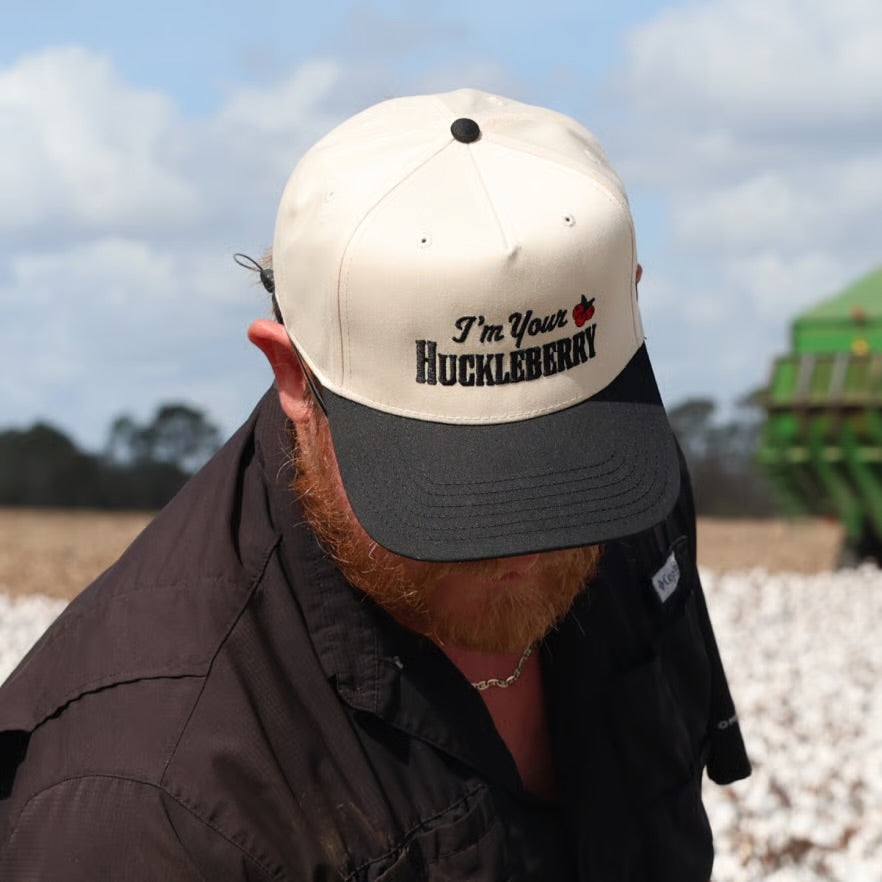 Country style Southern Hat with I’m Your Huckleberry text