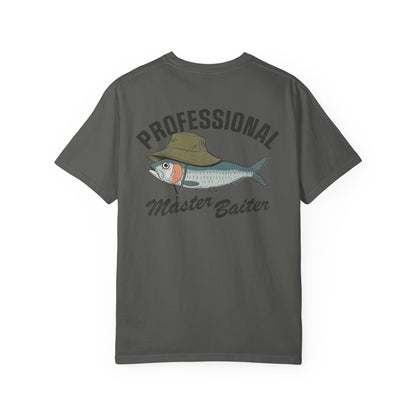 Southern Country Professional Master Baiter T-Shirt | Funny Minimal Fishing Graphic Tee