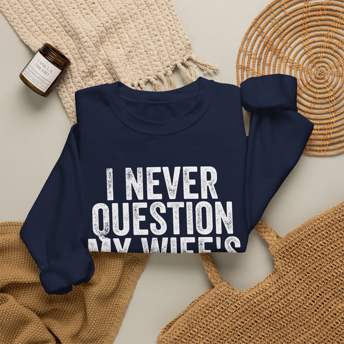 Never Question Crewneck Sweatshirt