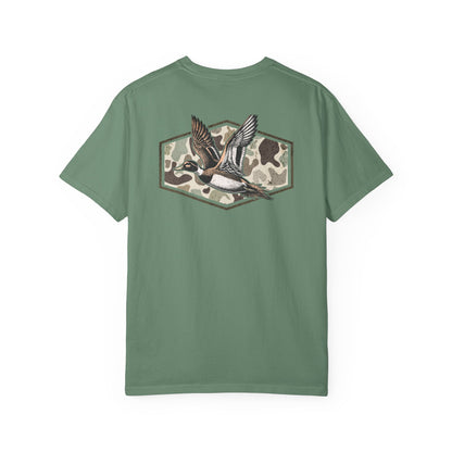 Southern Country Duck Camo Hunting T-Shirt | Old School Marsh Camo Graphic Tee for Waterfowl Hunters