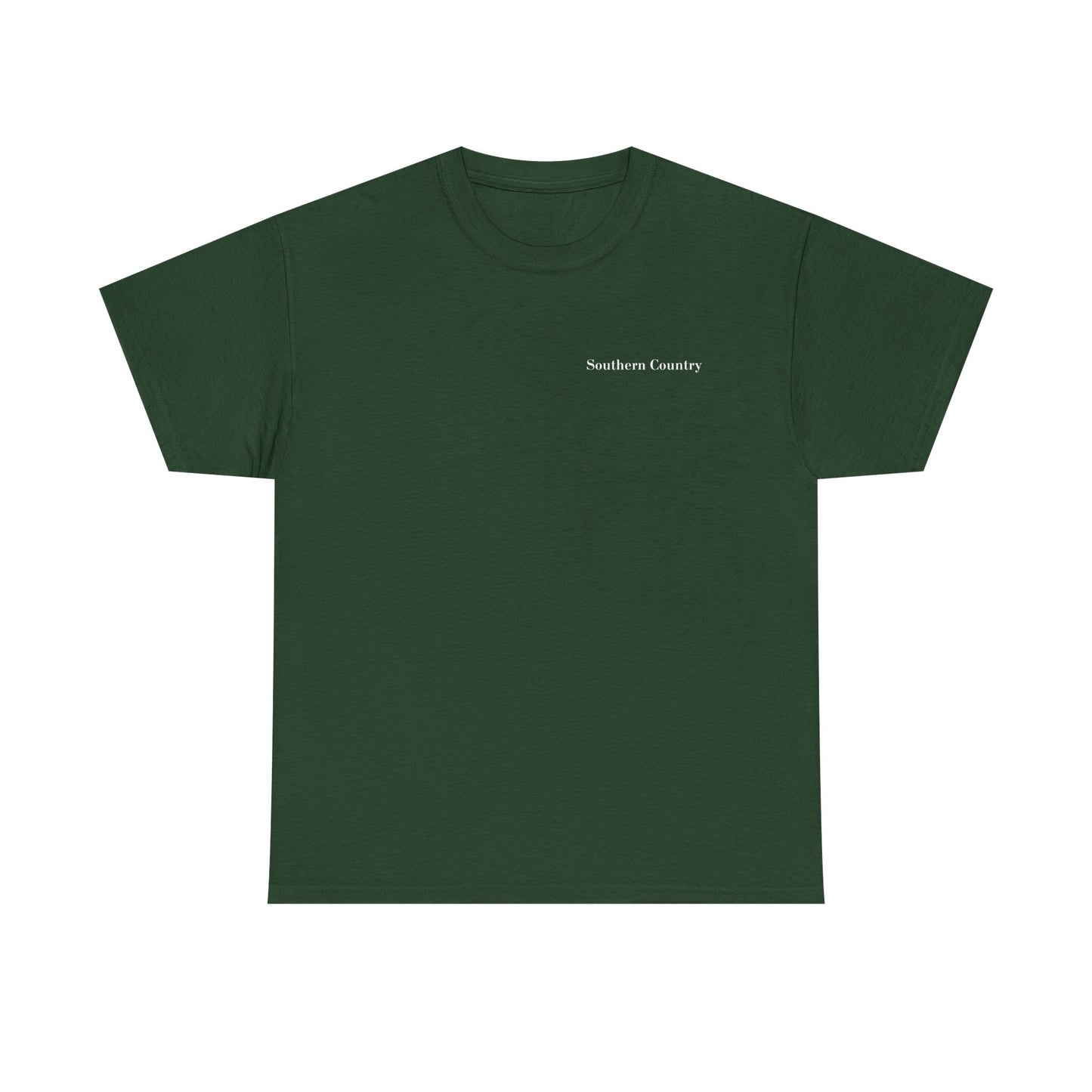 Best Dad By Par Golf Shirt – Funny Golf Dad Tee in dark green with Southern Country print.
