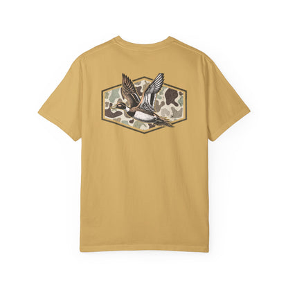 Southern Country Duck Camo Hunting T-Shirt | Old School Marsh Camo Graphic Tee for Waterfowl Hunters