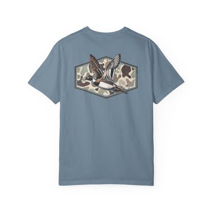 Southern Country Duck Camo Hunting T-Shirt | Old School Marsh Camo Graphic Tee for Waterfowl Hunters