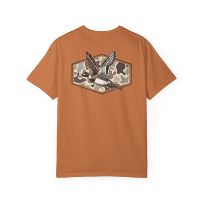 Southern Country Duck Camo Hunting T-Shirt | Old School Marsh Camo Graphic Tee for Waterfowl Hunters