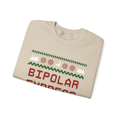 Bipolar Express Sweatshirt – Funny Christmas Crewneck