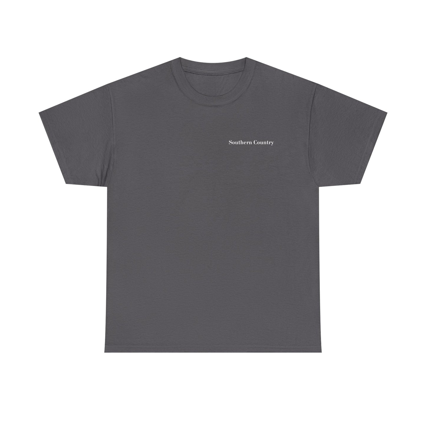 Best Dad By Par Golf Shirt displayed on a gray t-shirt with Southern Country print.