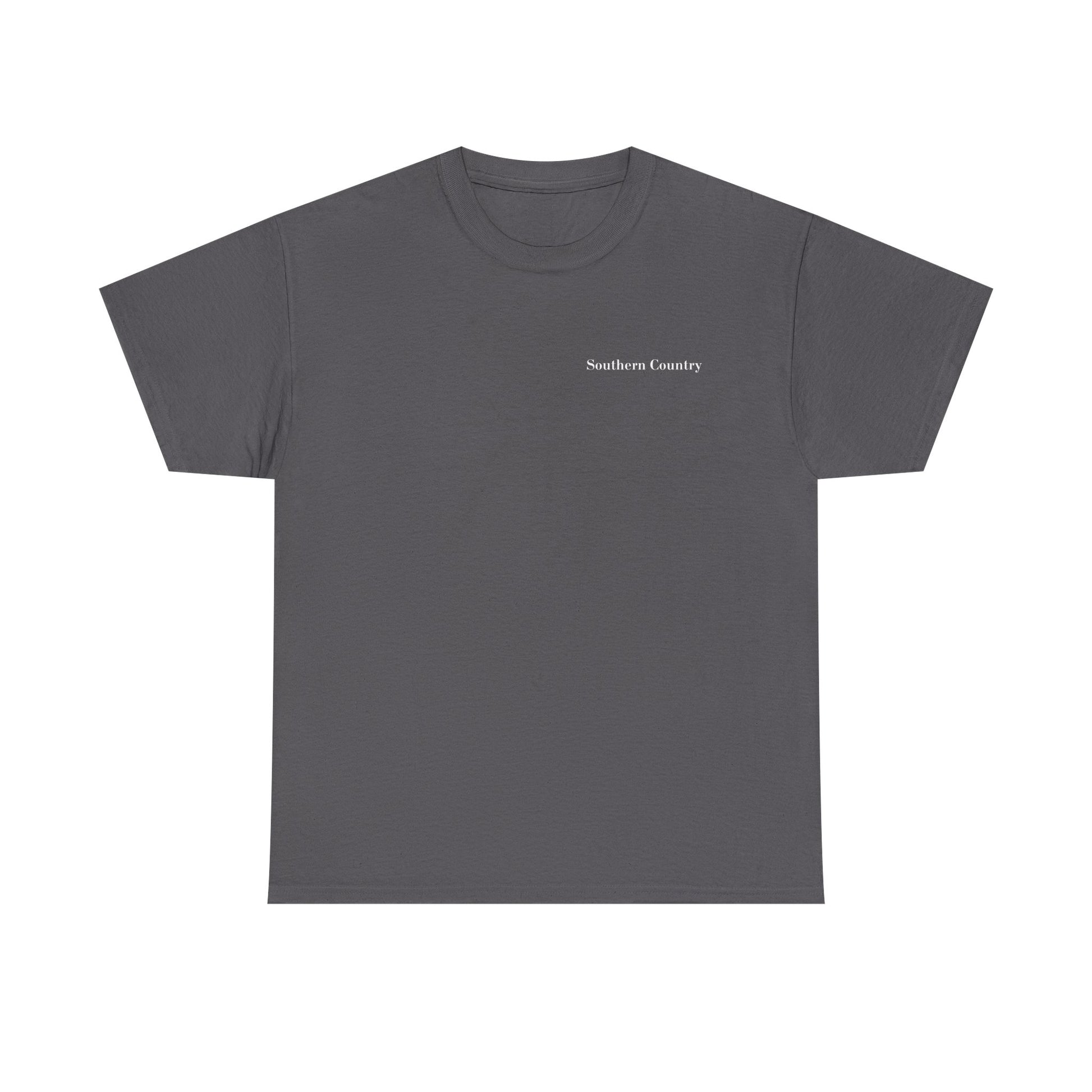 Best Dad By Par Golf Shirt displayed on a gray t-shirt with Southern Country print.