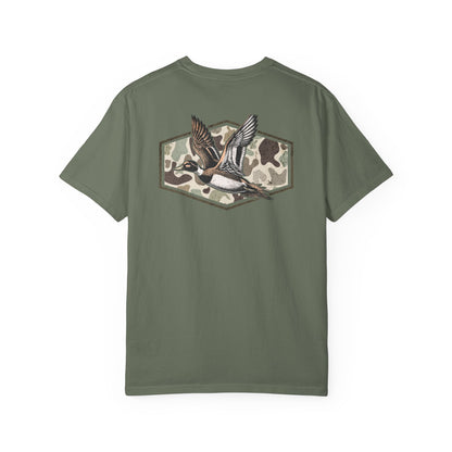 Southern Country Duck Camo Hunting T-Shirt | Old School Marsh Camo Graphic Tee for Waterfowl Hunters
