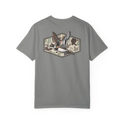 Southern Country Duck Camo Hunting T-Shirt | Old School Marsh Camo Graphic Tee for Waterfowl Hunters