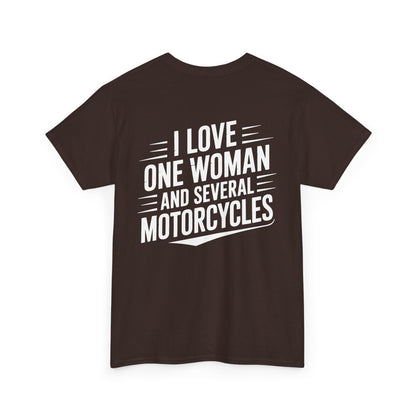 One Woman Several Motorcycles