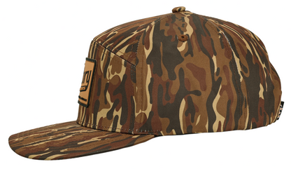 Brown Ranch Camo Trucker Hat with clean camo pattern ideal for outdoor and ranch style wear