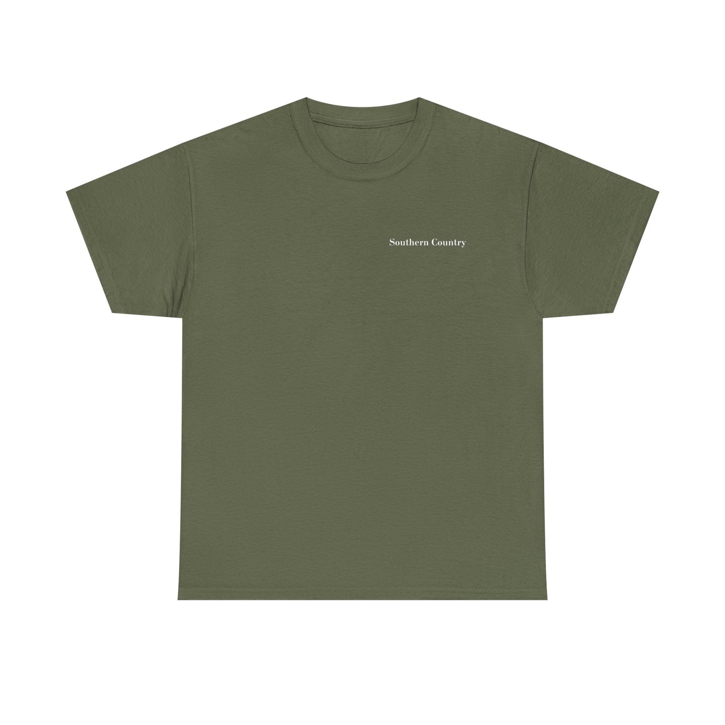 Best Dad By Par Golf Shirt – Funny Golf Dad Tee in olive green with "Southern Country" text.