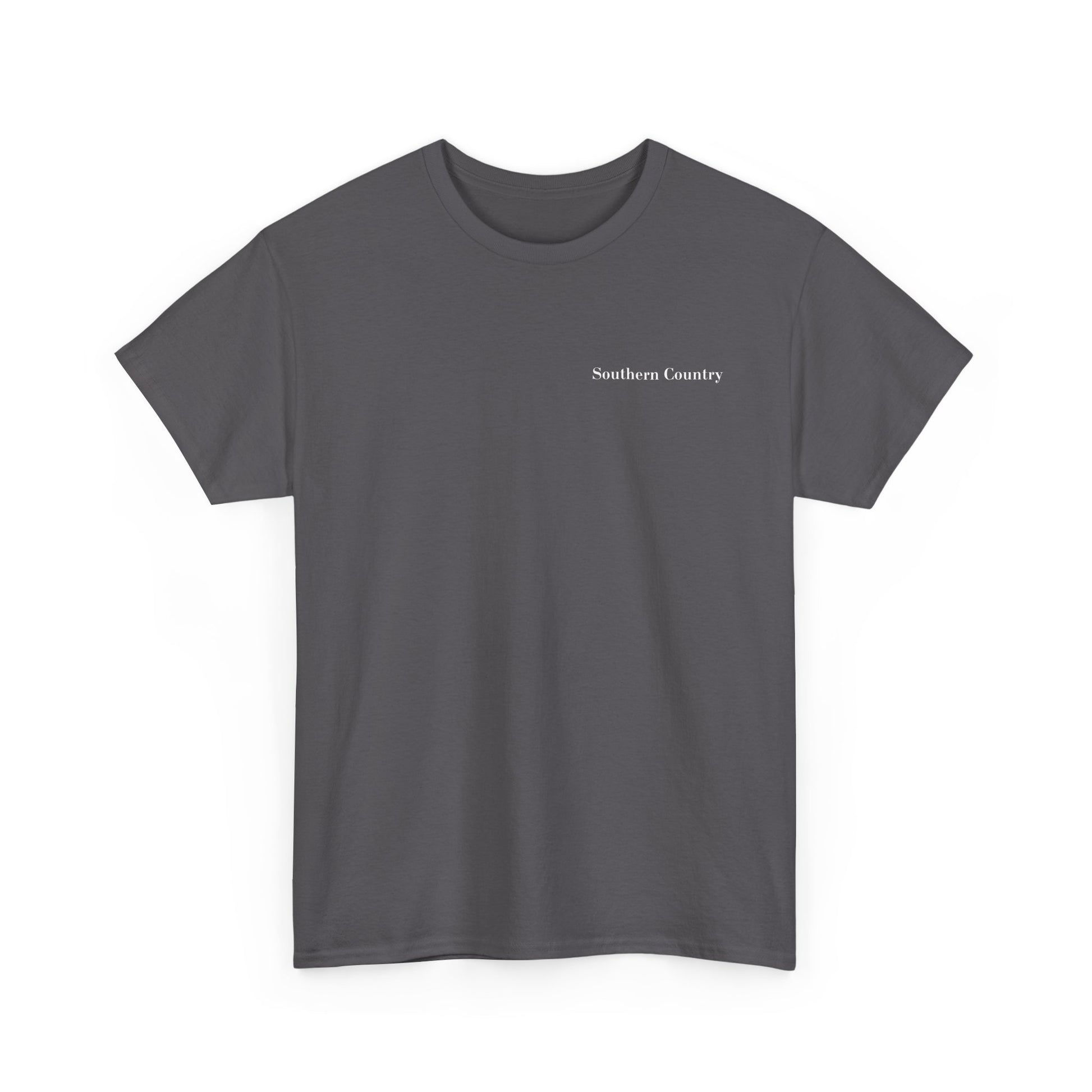 Best Dad By Par Golf Shirt – Funny Golf Dad Tee in charcoal gray with Southern Country print.