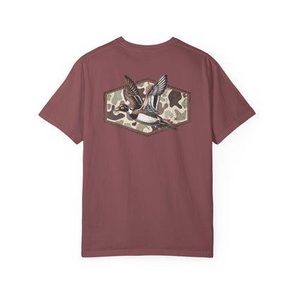 Southern Country Duck Camo Hunting T-Shirt | Old School Marsh Camo Graphic Tee for Waterfowl Hunters