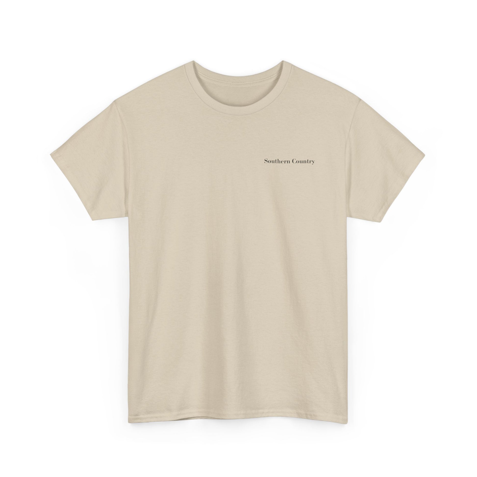 Southern Comfort Funny Lifestyle T-Shirt featuring minimalist design, perfect for casual wear.