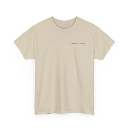 Southern Comfort Funny Lifestyle T-Shirt featuring minimalist design, perfect for casual wear.