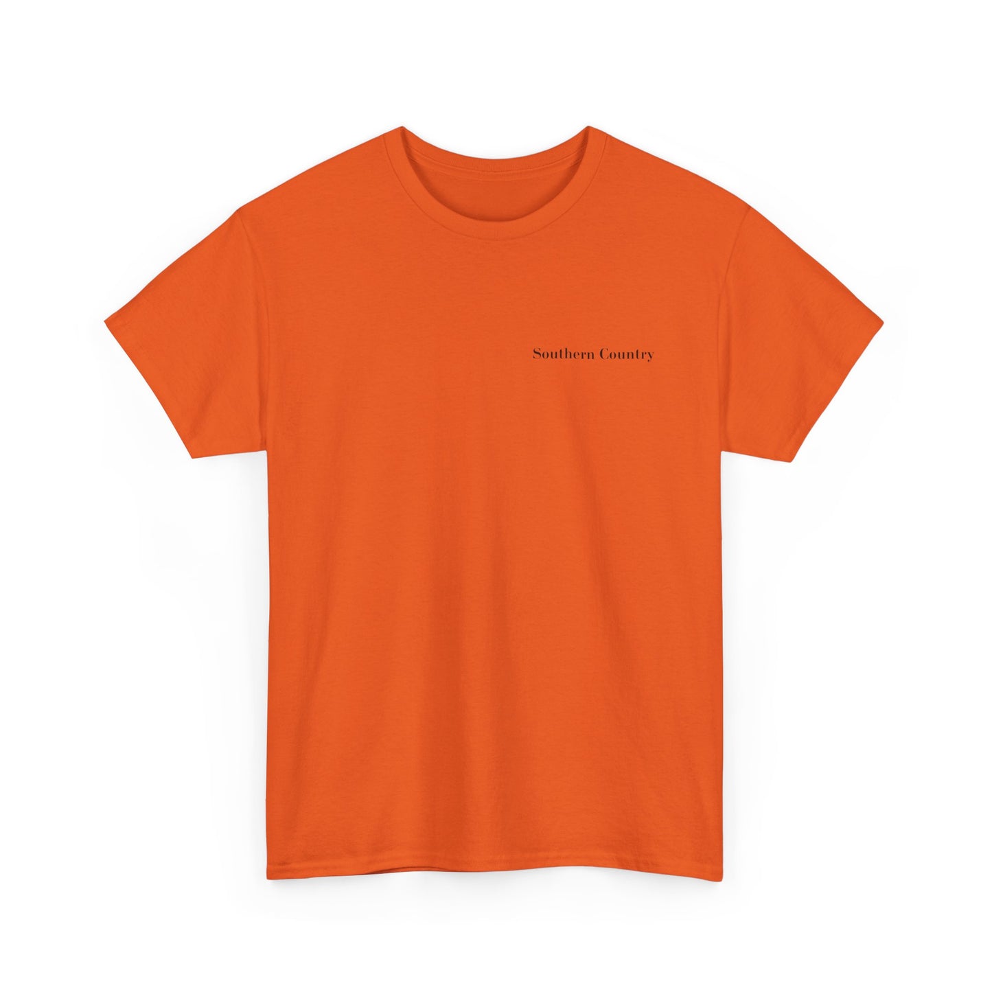 My Wife Will Kill You Shirt – Funny Husband Tee in vibrant orange with Southern Country text.