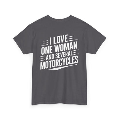 One Woman Several Motorcycles