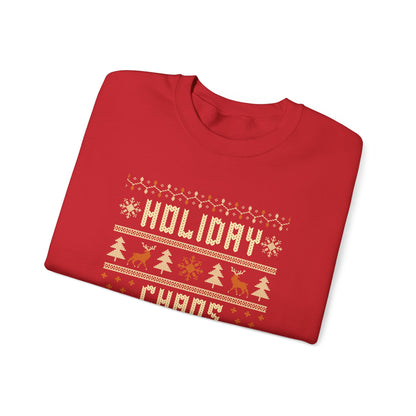 Holiday Chaos Coordinator Sweatshirt – Funny Christmas Crewneck
