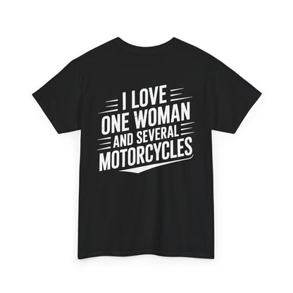One Woman Several Motorcycles