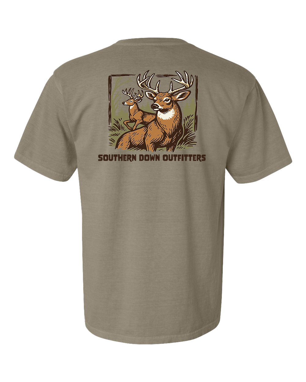 2 Bucks Deer T-Shirt | Whitetail Hunting Tee