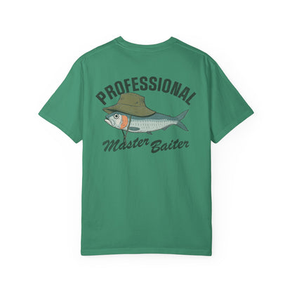 Southern Country Professional Master Baiter T-Shirt | Funny Minimal Fishing Graphic Tee