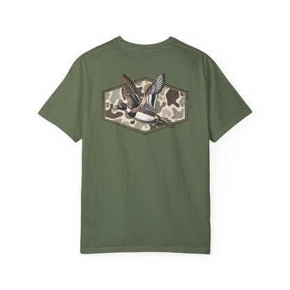 Southern Country Duck Camo Hunting T-Shirt | Old School Marsh Camo Graphic Tee for Waterfowl Hunters