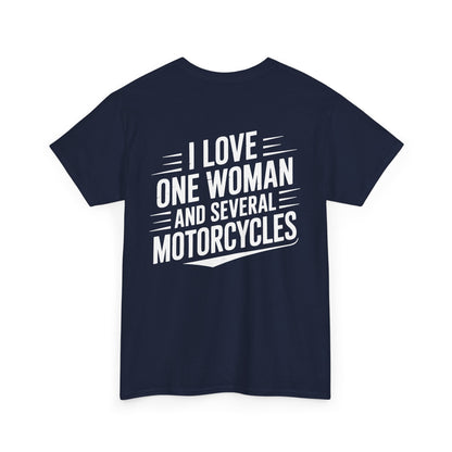 One Woman Several Motorcycles