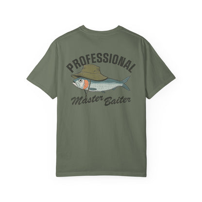 Southern Country Professional Master Baiter T-Shirt | Funny Minimal Fishing Graphic Tee