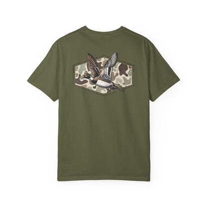 Southern Country Duck Camo Hunting T-Shirt | Old School Marsh Camo Graphic Tee for Waterfowl Hunters