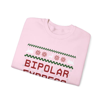 Bipolar Express Sweatshirt – Funny Christmas Crewneck