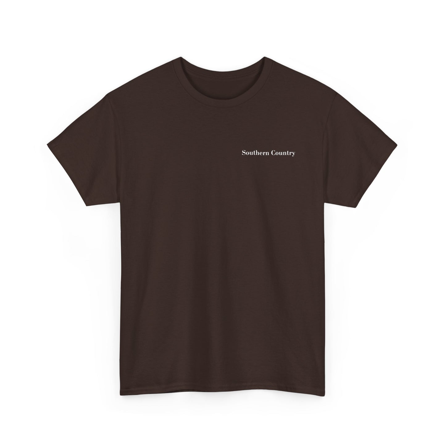Brown Southern Country t-shirt with a simple, stylish design for casual wear.