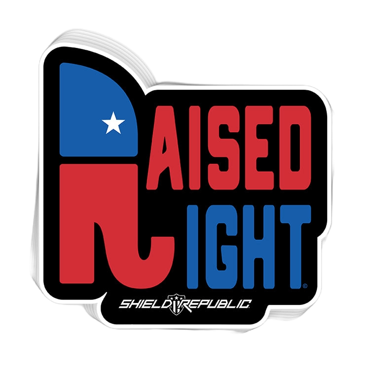 Raised Right Decal