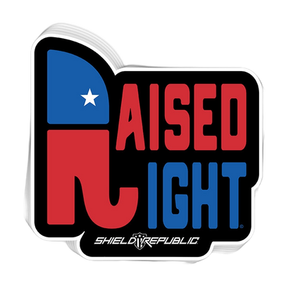 Raised Right Decal